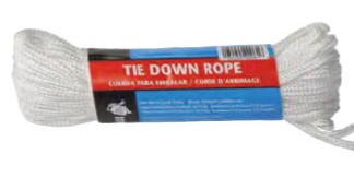 Nylon Tie Down Rope 3/16"x50'